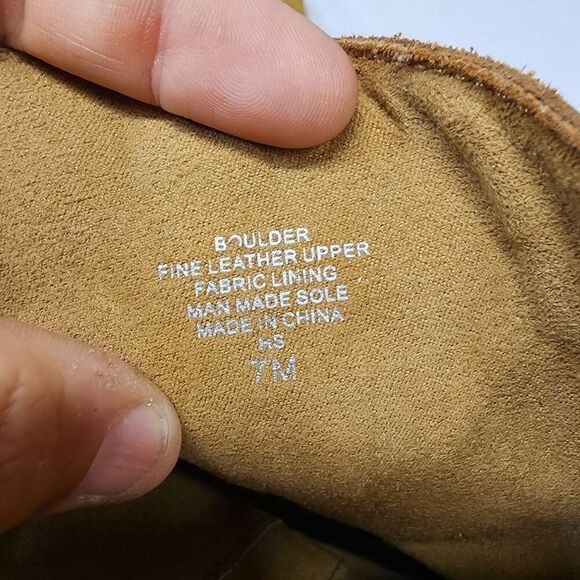 Charles David Women's Boulder Boot Size 7 M Brown Western Cowboy Leather Heeled - Picture 6 of 8